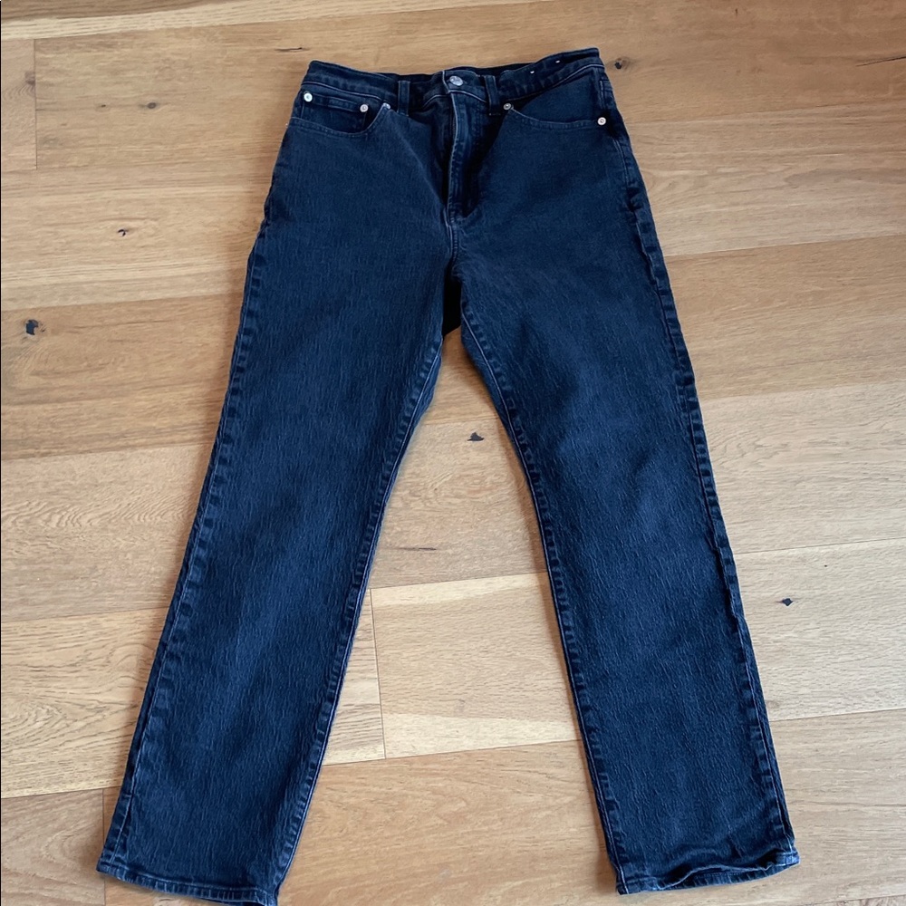 Women’s MADEWELL Black Denim Jeans - 90’s STRAIGHT - Size 29